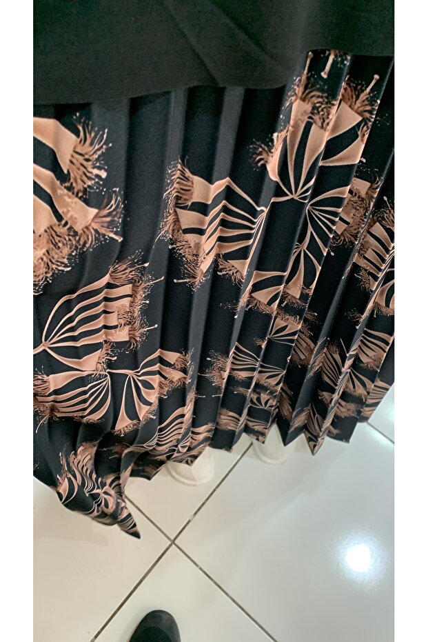 SİYAH KREP ETEK - 3