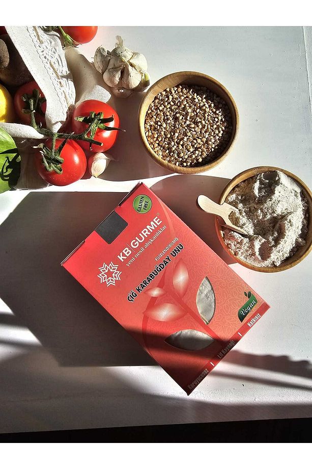 Glutensiz  Vegan Filizlendirilmiş Çiğ Karabuğday Unu 500 gr - 2