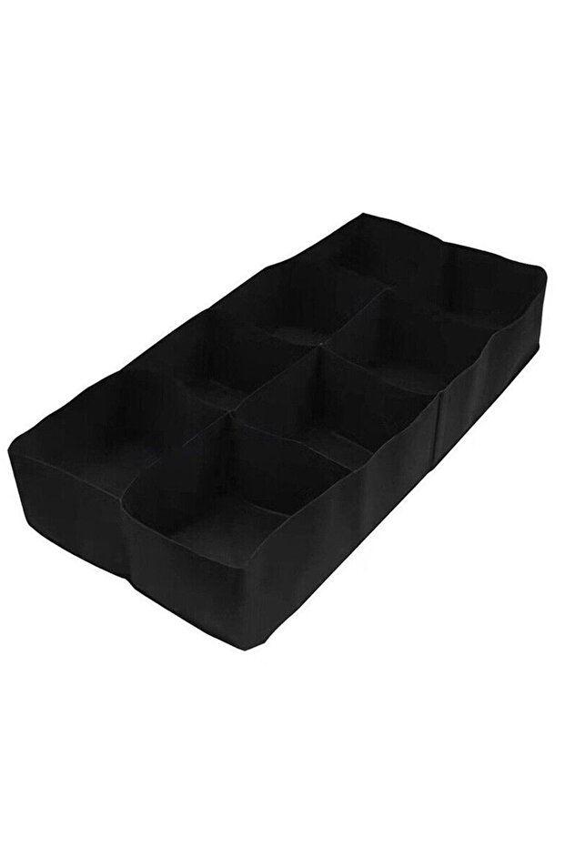 1 Pocket 120x60x30cm Garden Planting Bag Multi-gird Felt Growing Bag Rectangle Planting Nursery Pot