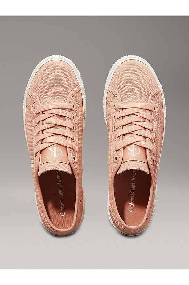 Canvas Low Profile Trainers - 3