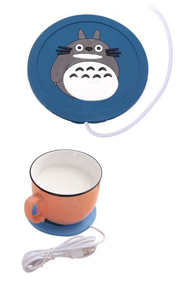 Hayvan Figürlü Taşınabilir Usb Girişli Bardak Altı Isıtıcı - 3