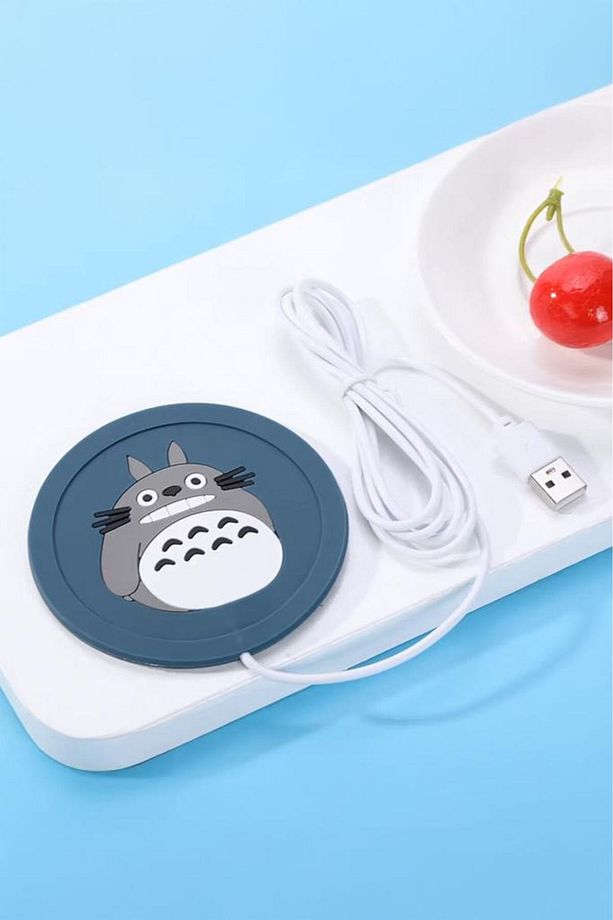 Hayvan Figürlü Taşınabilir Usb Girişli Bardak Altı Isıtıcı - 6
