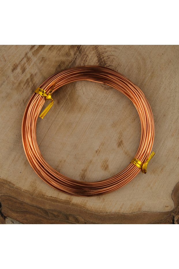 Copper Color Enamel Covered Copper Wire 1 mm Jewelry Crown Flower Hobby Design Handcrafted Experiment Wire
