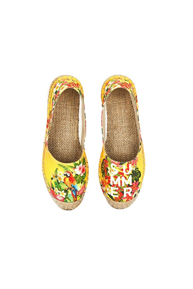 El Yapımı Hasır Taban Espadril - 4
