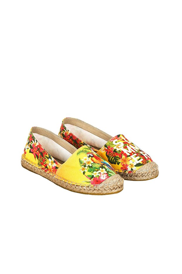 El Yapımı Hasır Taban Espadril - 1