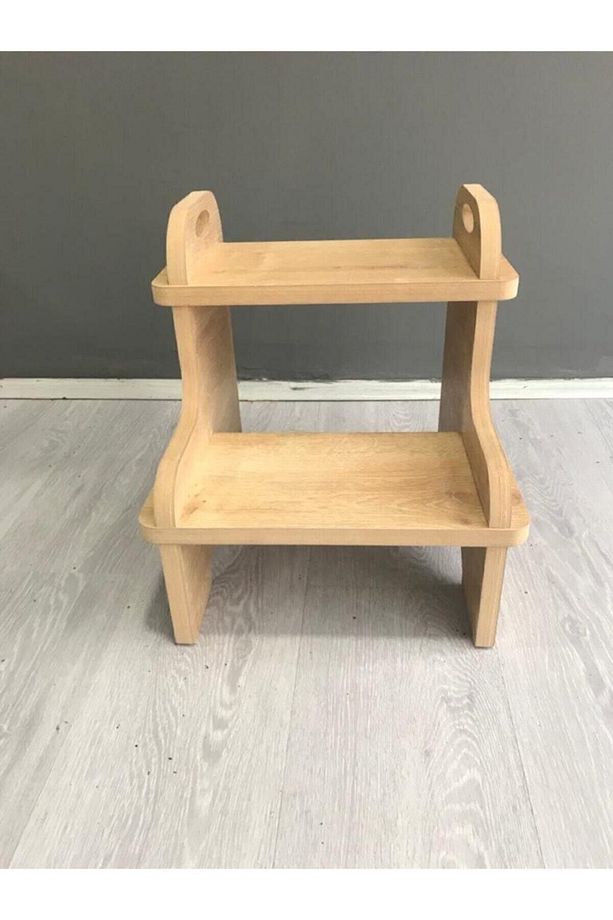 Mdf Basamak Tabure Çocuk Bebek Banyo Wc Lavabo Merdiven Yükseltici - 2