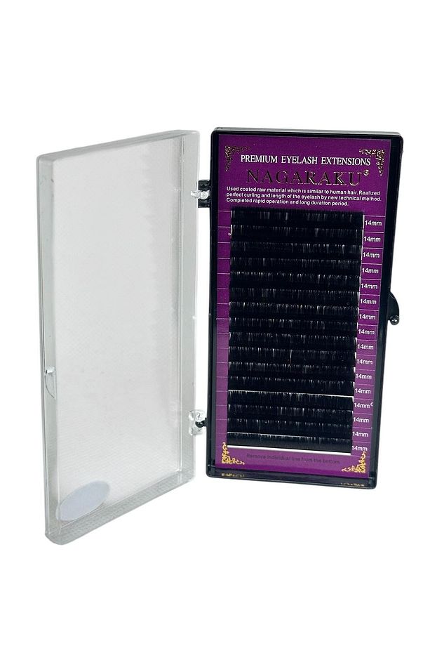 Saf İpek Kirpik 0.07 D Kıvrım 14 Mm - 1