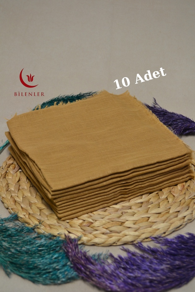 Flared Square Cotton Scarf 100X100Cm