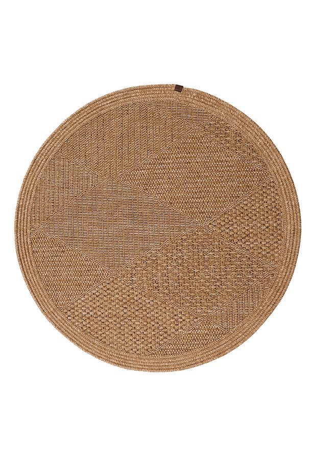 Jüt Tabanlı Hasır Dokuma Örme Bohem Halı Kilim - 2
