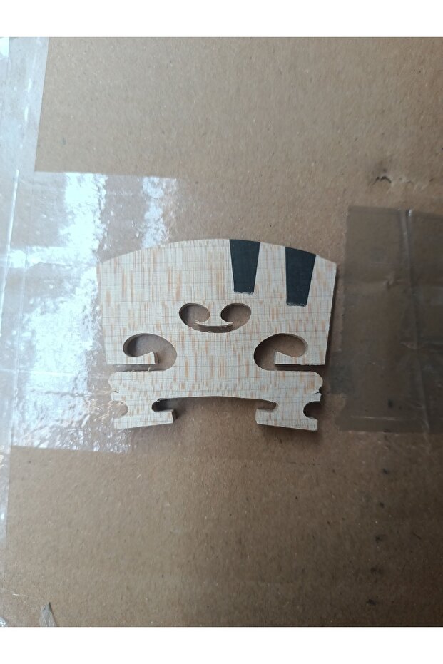 SWİNG VBR802 MODEL KELEBEK AĞACI ÇİFT ABANOZ PARÇALI 4/4 KEMAN İÇİN KÖPRÜ - 2