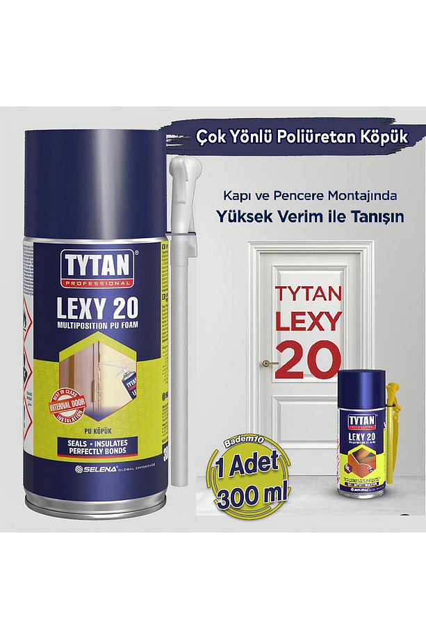Pipetli Poliüretan Pu Köpük Sprey Kapı Pencere Yalıtım Dolgu Doldurucu 300 ml - 1