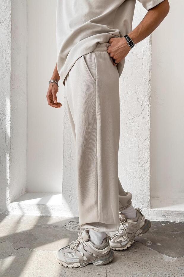 Taş Cozy Premium Basic Paça Lastik Eşofman - 5