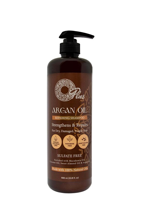 Sulfate-Free Argan Oil Shampoo 1000ml - Heat & UV Protection