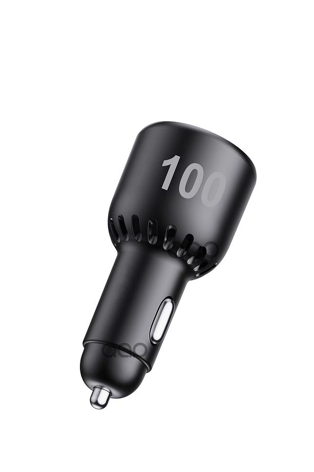 65 Watt Type-C + USB-A Araç Şarj Aleti iPhone & Android & Notebook Araç içi Şarj Cihazı Total 100W - 8