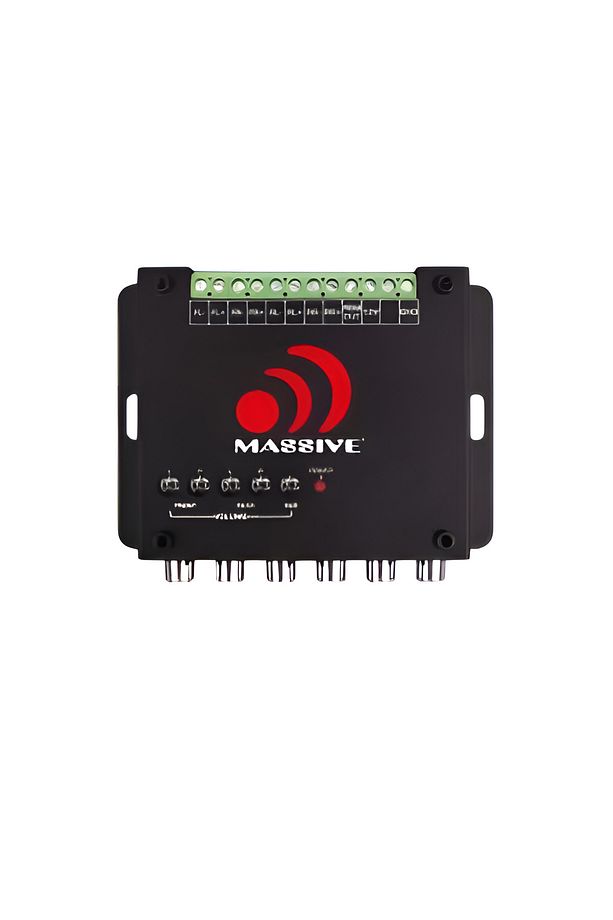 MASSİVE PROFESYONEL 5 KANAL DECK ÇEVİRİCİ 3 AMFİ ÇIKIŞ TETİKLEMELİ ANFİ DÖNÜŞTÜRÜCÜ MS-H02 CONVERTER - 1