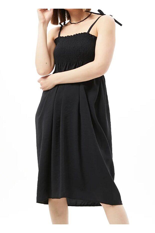 İp Askılı Elbise - 2