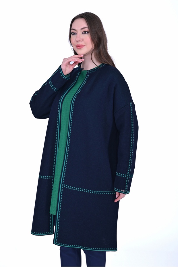 İNVEE 7076 Yün Karışımlı Hırka - 3
