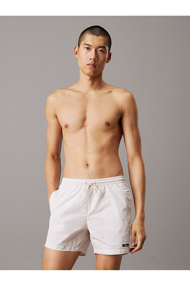 Medium Drawstring Swim Shorts - CK Essentials - 1