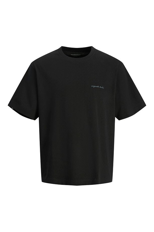 Jack & Jones Bisiklet Yaka Siyah Erkek T-Shirt 12273388_JORMARRAKESH SKETCH TEE SS - 5