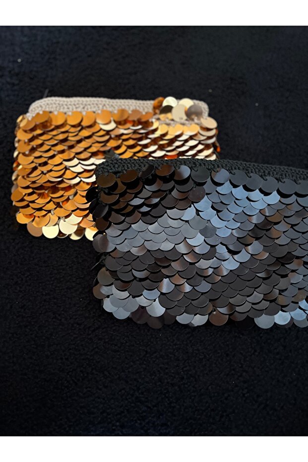 Pullu gece çantası clutch - 3