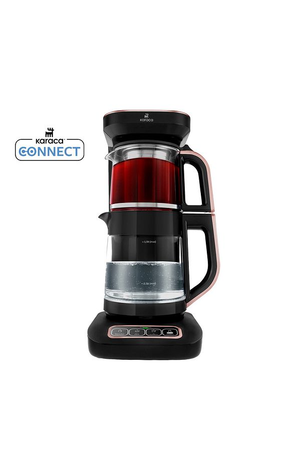 Çaysever Robotea Wi-fi Li 4 In 1 Konuşan Otomatik Cam Çay Makinesi Su Isıtıcı Filtre Kahve Hazırlama - 6