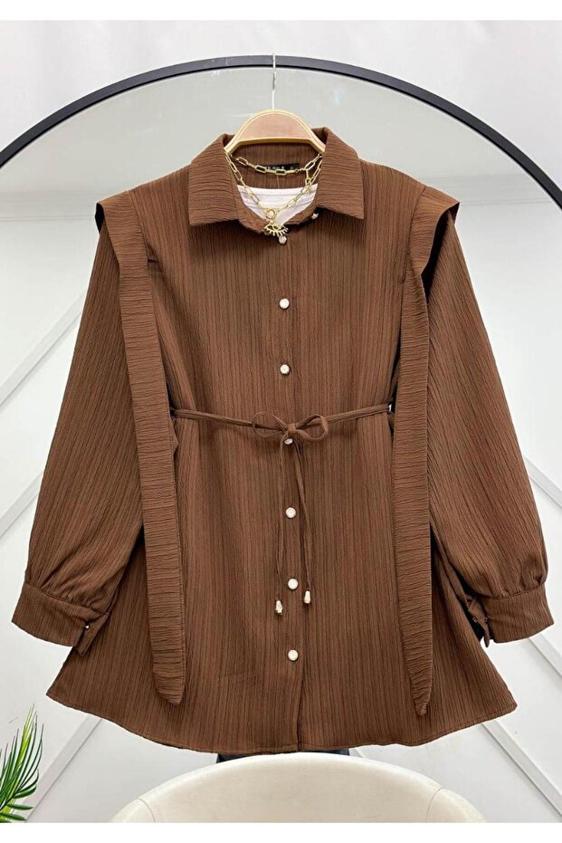 Women's Shoulder Belt Shirt