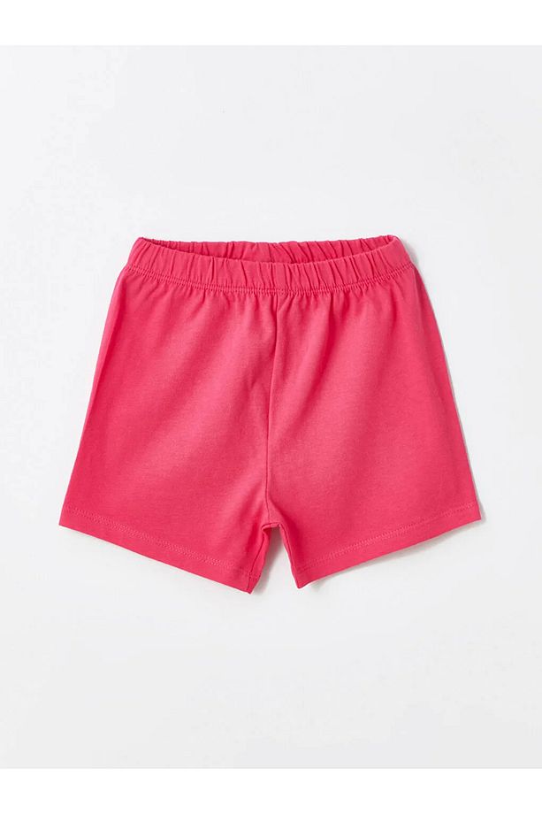LCW ECO Kız Bebek Şortlu Pijama Takımı - 4