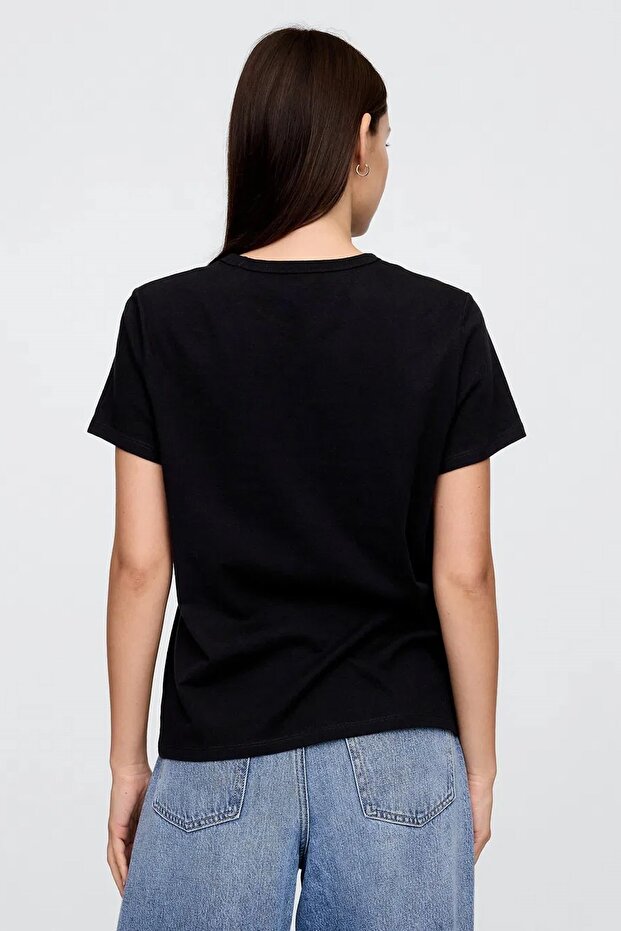 V-SS Fav Crew Solid Kadın Tişört - 3