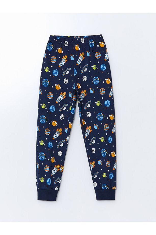 LCW Kids Bisiklet Yaka Erkek Çocuk Pijama Takımı - 4