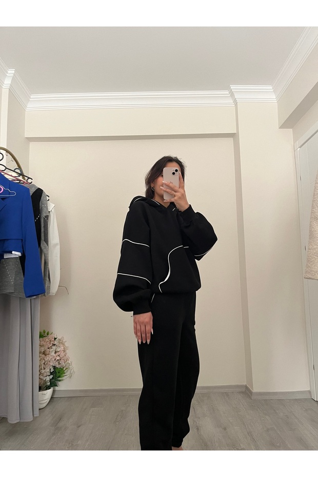 Kapüşonlu Eşofman Takımı - 2