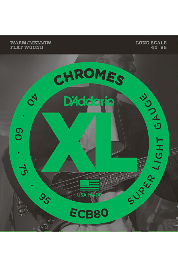 مجموعة اختيار الجيتار Super Light Gauge من Chrome - BAS