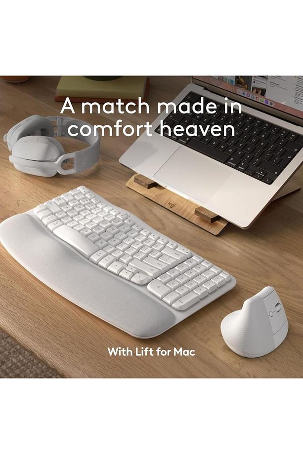 Wave Keys Kablosuz Bluetooth İngilizce Q Klavye Beyaz - 5