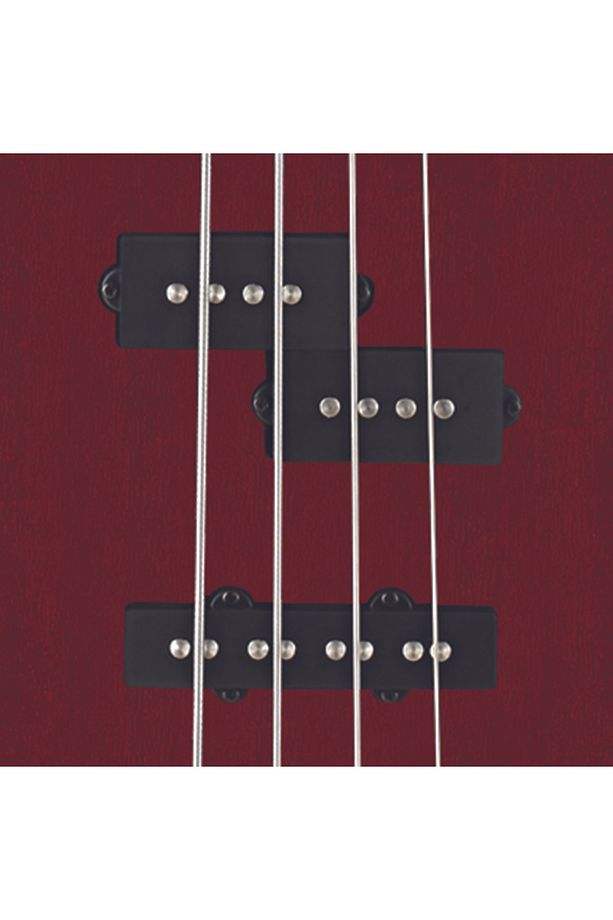 Bas Gitar Actıon, Double Cutaway, Open Pore Siyah, - 3