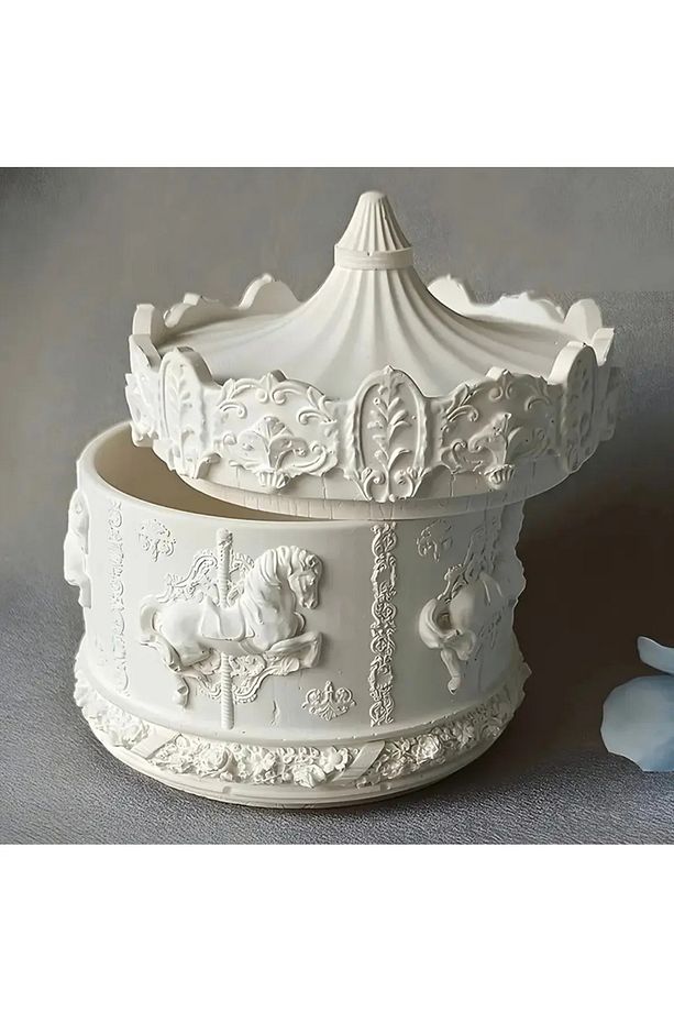 Takı & Mücevher Kutusu 12x10 Cm - Atlı Karınca Özel Tasarım Organizer - 1
