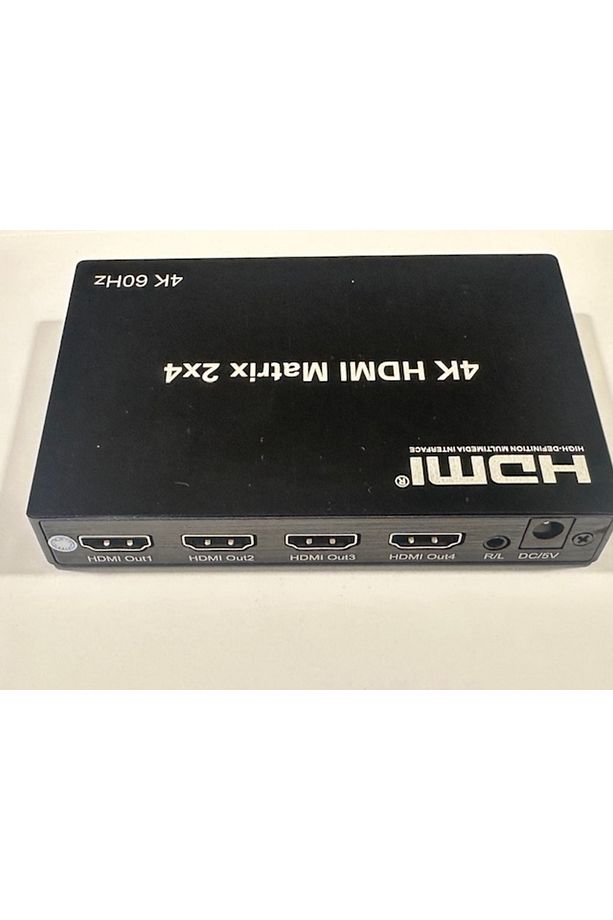 Hdmi 2x4 matrix switch splitter 2 giriş 4 çıkış hdmi çoğaltıcı 2 in 4 out hdmi switch splitter - 4