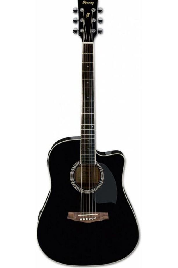 Pf15ece-bk Elektro Akustik Gitar - 1