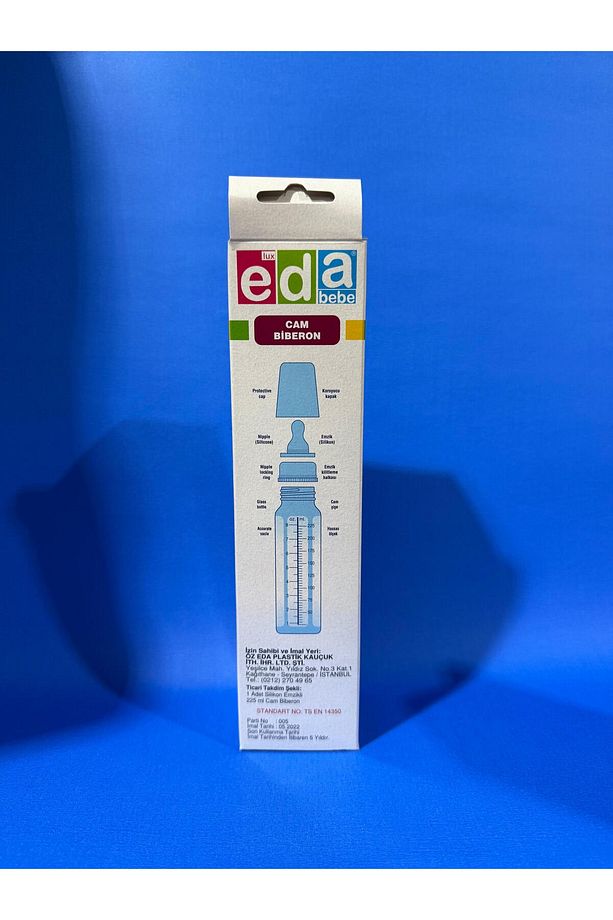 Lüks Eda Cam Biberon 225ml Pembe Renk - 3