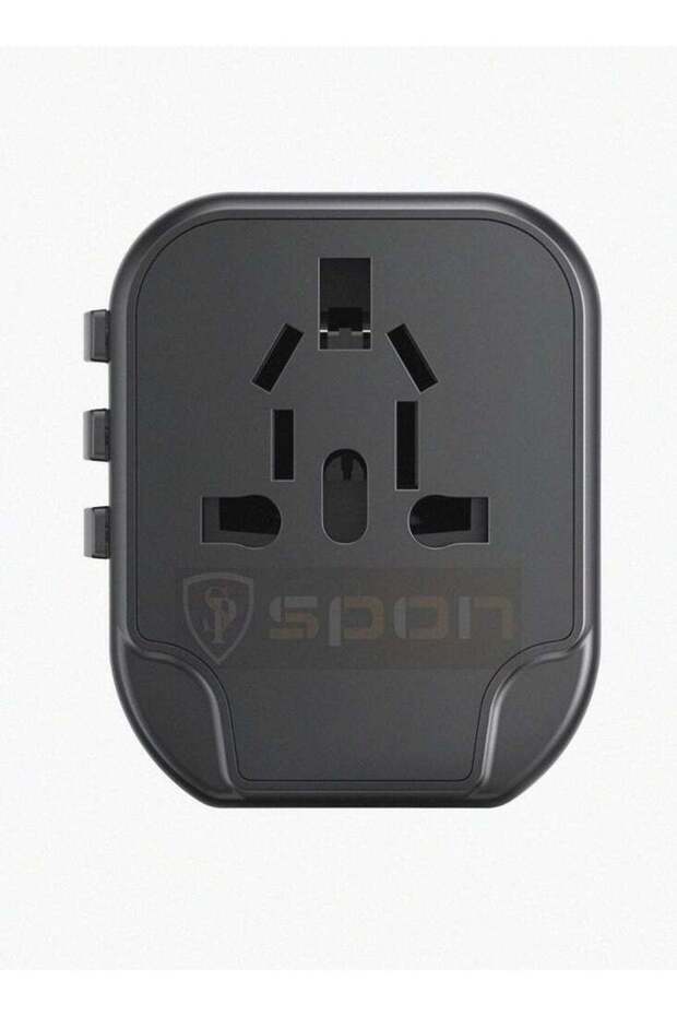 محول السفر العالمي 20 واط 3 منافذ USB + 2 منافذ USB واحد PD
