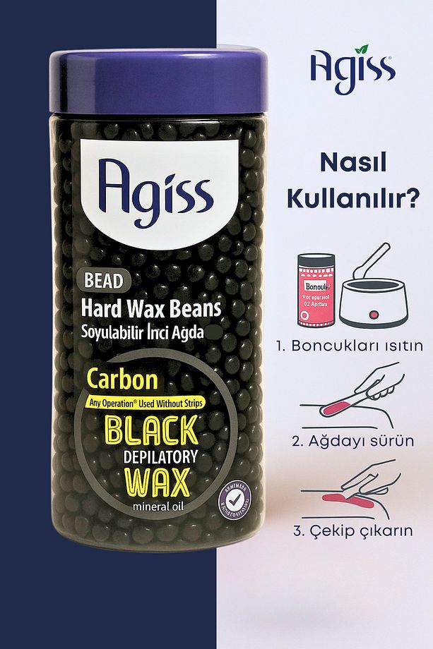 Tüm Ciltler Için Boncuk Soyulabilir Inci El Ağdası Carbon Şişe 220 Gr, - 7