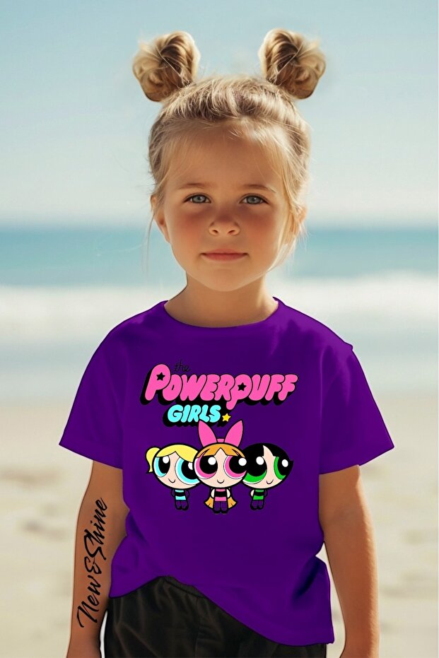 Powerpuff Girls Printed Oversize Children's T-Shirt