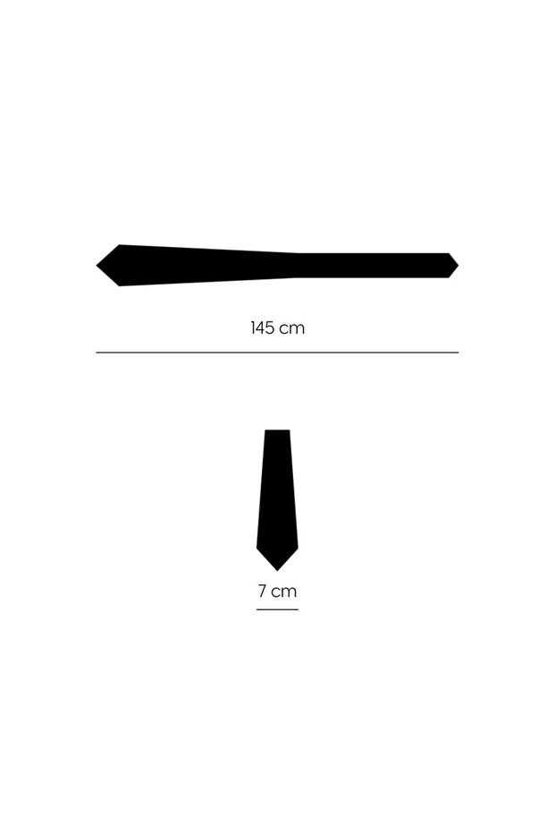 ربطة عنق رفيعة بنمط ذاتي - 3
