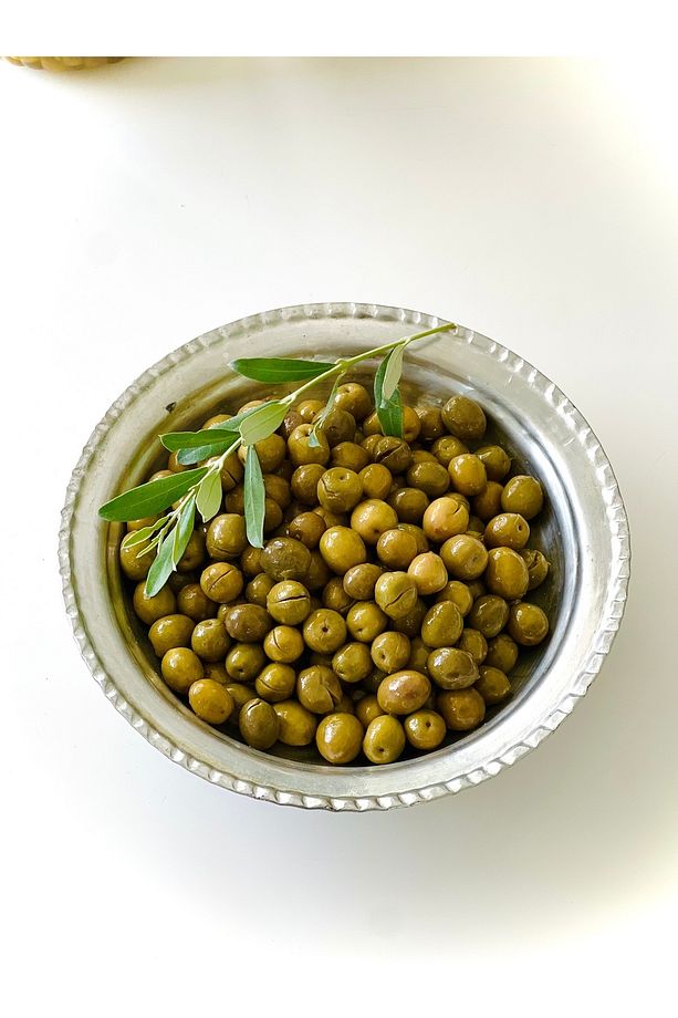 Yeşil Zeytin Halhali Kırılmış Net 3.5 Kg - 4