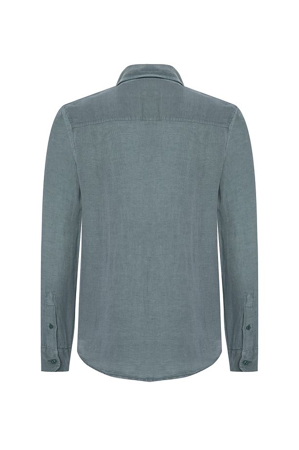 REGULAR FIT ÇİFT CEPLİ UZUN KOLLU GÖMLEK - 2