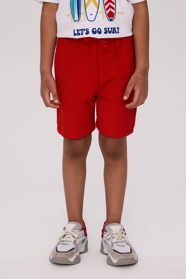 BG Store Erkek Çocuk Kırmızı Şort - 3
