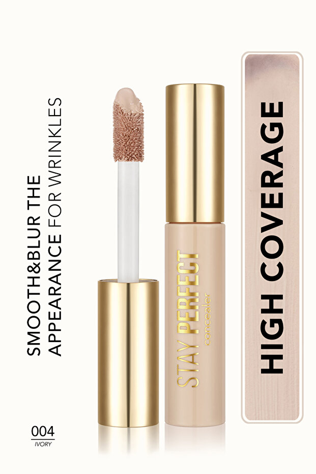 Natural Finish Concealer (COOL BOTTON) - Stay Perfect Concealer - 004 Ivory -8682536085502
