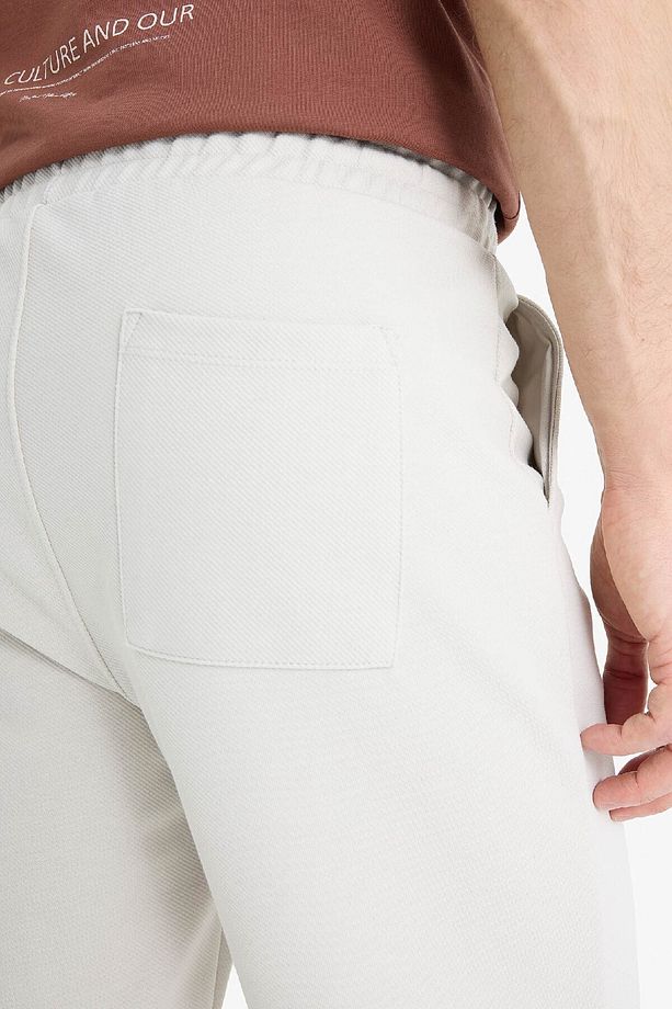 Regular Fit Dokulu Düz Paça Kargo Cepli Basic Düz Şort B8796ax25sm - 6