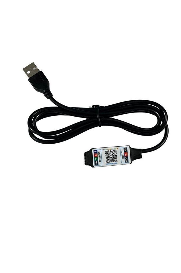 USB girişli Bluetooth Cep Telefonundan RGB Şerit LED Kontrol Modülü 6A 5V - 1
