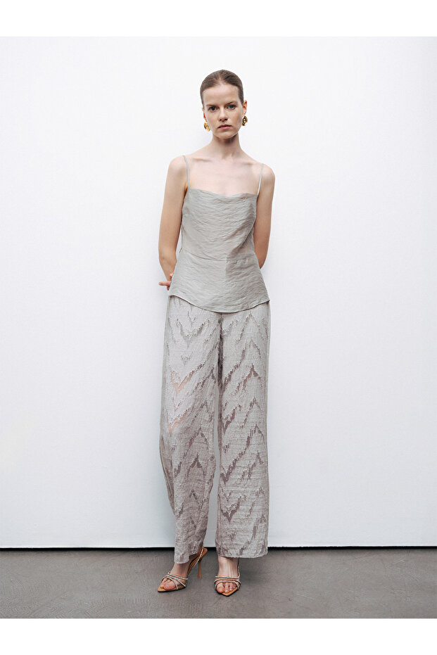 Jakarlı Pantolon - 1