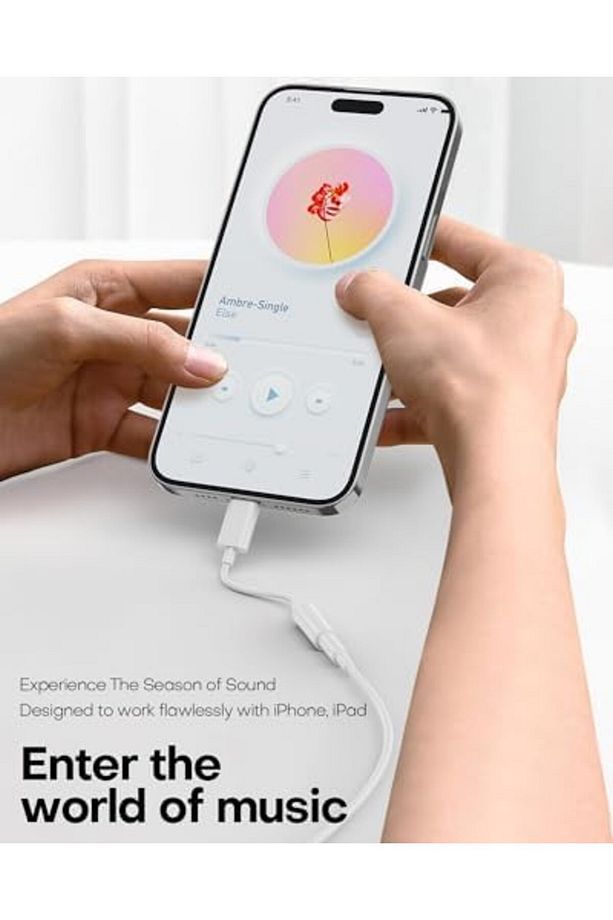 iPhone 16 Pro Max/ 15 Pro/ 15 için USB C - 3,5 mm Kulaklık Jakı Adaptörü, USB C - Aux Ses Dong - 3