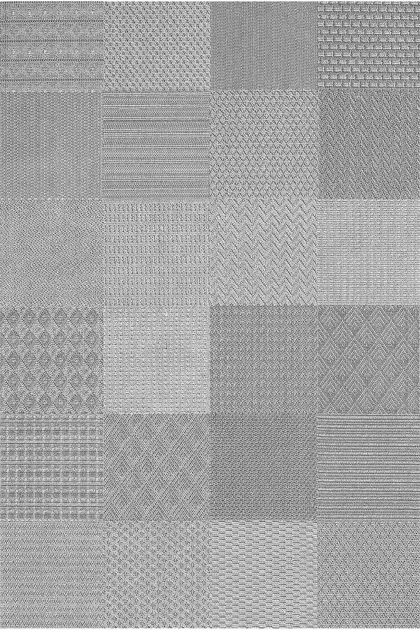 Salon Halısı Geometrik İskandinav Eskitmeli Dijital Baskı Yıkanabilir Kaymaz Taban  8148+ - 2